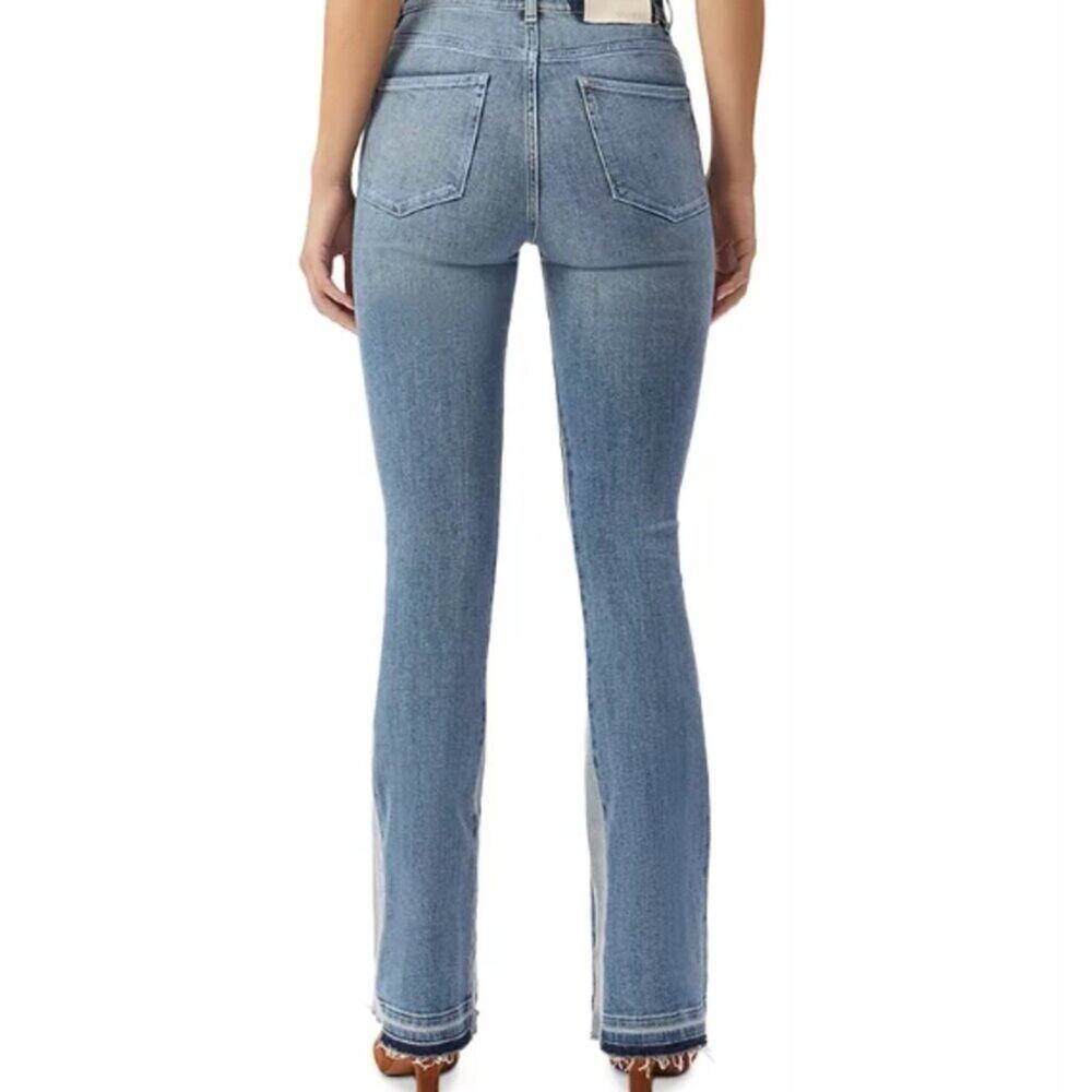 DL1961 Bridget Boot High Rise Instasculpt Jeans Aquarius - Picture 2 of 6